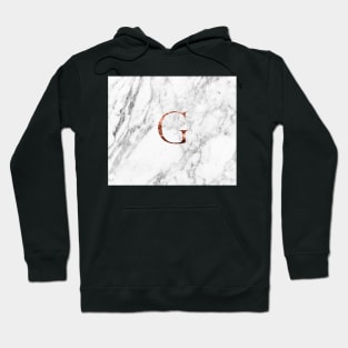 Monogram rose marble G Hoodie